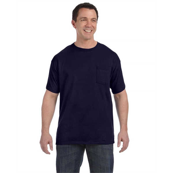 Hanes Men's Authentic-T Pocket T-Shirt - Hanes Men's Authentic-T Pocket T-Shirt - Image 33 of 107