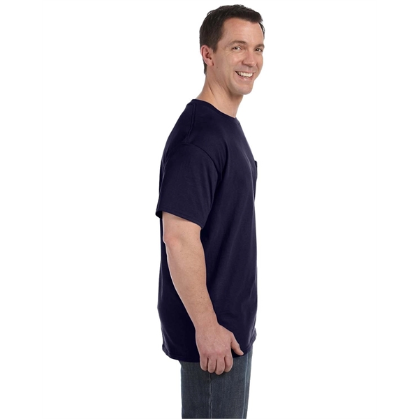 Hanes Men's Authentic-T Pocket T-Shirt - Hanes Men's Authentic-T Pocket T-Shirt - Image 34 of 107