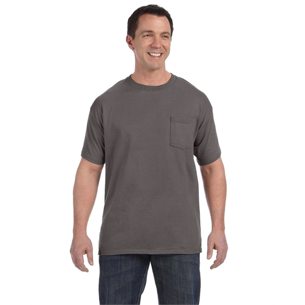 Hanes Men's Authentic-T Pocket T-Shirt - Hanes Men's Authentic-T Pocket T-Shirt - Image 45 of 107