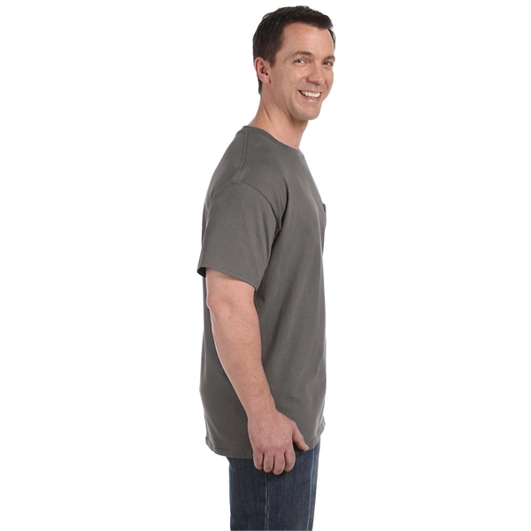 Hanes Men's Authentic-T Pocket T-Shirt - Hanes Men's Authentic-T Pocket T-Shirt - Image 46 of 107