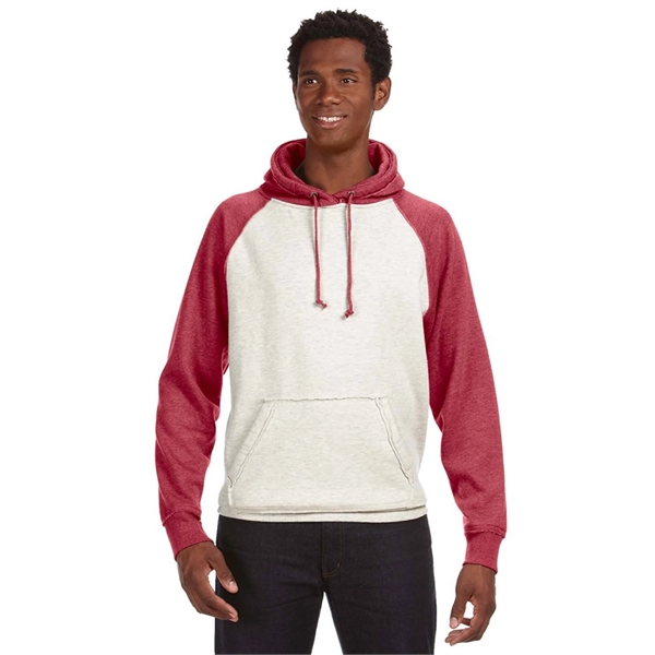 J America Adult Vintage Heather Pullover Hooded Sweatshirt