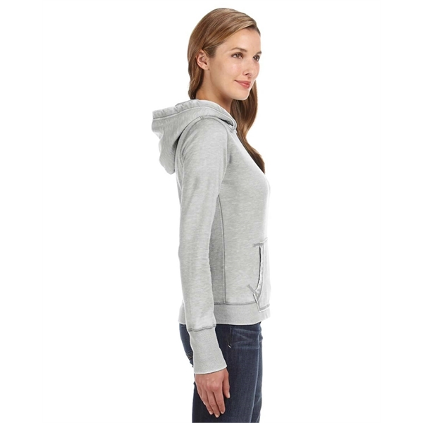 J America Ladies' Zen Pullover Fleece Hooded Sweatshirt - J America Ladies' Zen Pullover Fleece Hooded Sweatshirt - Image 5 of 35