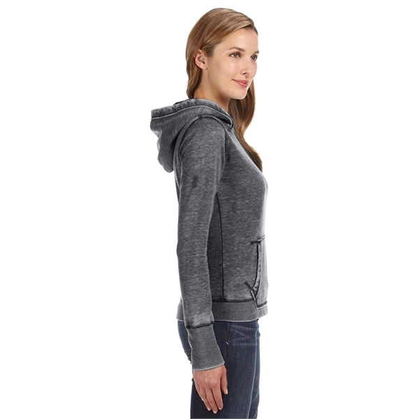 J America Ladies' Zen Pullover Fleece Hooded Sweatshirt - J America Ladies' Zen Pullover Fleece Hooded Sweatshirt - Image 7 of 35