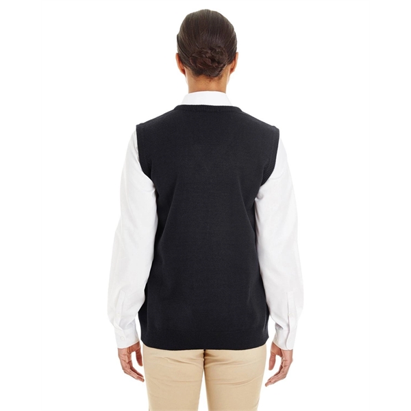 Harriton Ladies' Pilbloc™ V-Neck Sweater Vest - Harriton Ladies' Pilbloc™ V-Neck Sweater Vest - Image 4 of 27