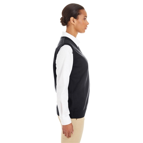 Harriton Ladies' Pilbloc™ V-Neck Sweater Vest - Harriton Ladies' Pilbloc™ V-Neck Sweater Vest - Image 5 of 27