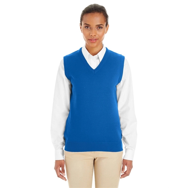 Harriton Ladies' Pilbloc™ V-Neck Sweater Vest - Harriton Ladies' Pilbloc™ V-Neck Sweater Vest - Image 6 of 27