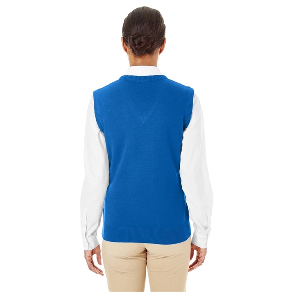 Harriton Ladies' Pilbloc™ V-Neck Sweater Vest - Harriton Ladies' Pilbloc™ V-Neck Sweater Vest - Image 7 of 27