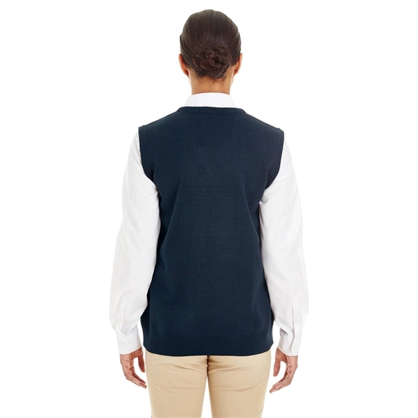 Harriton Ladies' Pilbloc™ V-Neck Sweater Vest - Harriton Ladies' Pilbloc™ V-Neck Sweater Vest - Image 11 of 27