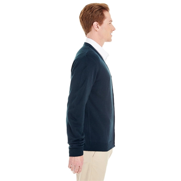 Harriton Men's Pilbloc™ V-Neck Button Cardigan Sweater - Harriton Men's Pilbloc™ V-Neck Button Cardigan Sweater - Image 14 of 33