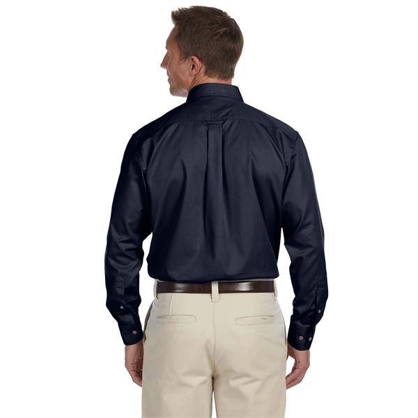 Harriton Men's Easy Blend™ Long-Sleeve Twill Shirt with S... - Harriton Men's Easy Blend™ Long-Sleeve Twill Shirt with S... - Image 8 of 135