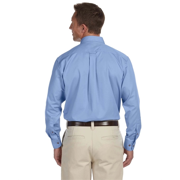 Harriton Men's Easy Blend™ Long-Sleeve Twill Shirt with S... - Harriton Men's Easy Blend™ Long-Sleeve Twill Shirt with S... - Image 10 of 135
