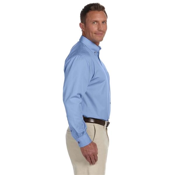 Harriton Men's Easy Blend™ Long-Sleeve Twill Shirt with S... - Harriton Men's Easy Blend™ Long-Sleeve Twill Shirt with S... - Image 11 of 135