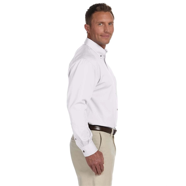 Harriton Men's Easy Blend™ Long-Sleeve Twill Shirt with S... - Harriton Men's Easy Blend™ Long-Sleeve Twill Shirt with S... - Image 13 of 135