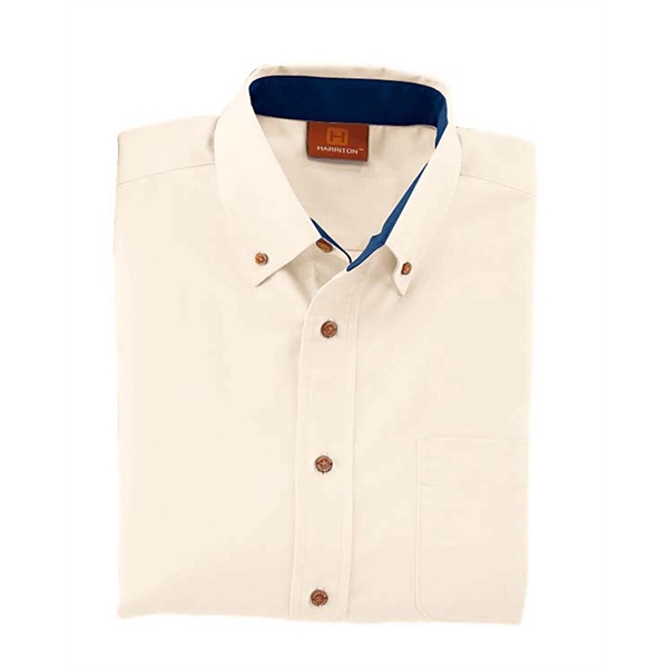 Harriton Men's Easy Blend™ Long-Sleeve Twill Shirt with S... - Harriton Men's Easy Blend™ Long-Sleeve Twill Shirt with S... - Image 15 of 135