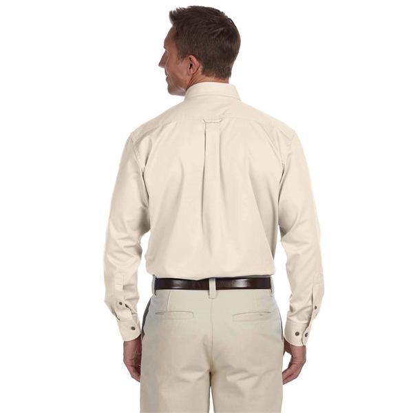 Harriton Men's Easy Blend™ Long-Sleeve Twill Shirt with S... - Harriton Men's Easy Blend™ Long-Sleeve Twill Shirt with S... - Image 17 of 135