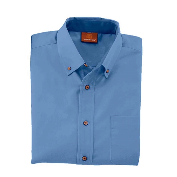 Harriton Men's Easy Blend™ Long-Sleeve Twill Shirt with S... - Harriton Men's Easy Blend™ Long-Sleeve Twill Shirt with S... - Image 18 of 135