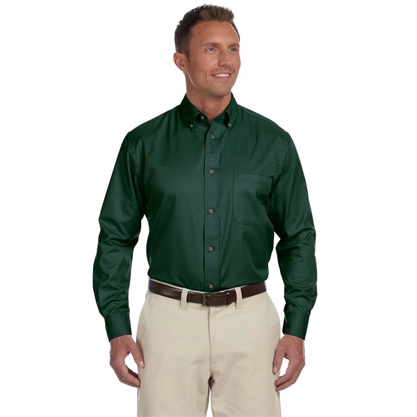 Harriton Men's Easy Blend™ Long-Sleeve Twill Shirt with S... - Harriton Men's Easy Blend™ Long-Sleeve Twill Shirt with S... - Image 21 of 135