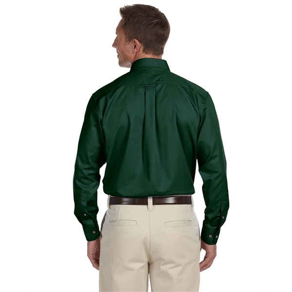 Harriton Men's Easy Blend™ Long-Sleeve Twill Shirt with S... - Harriton Men's Easy Blend™ Long-Sleeve Twill Shirt with S... - Image 23 of 135
