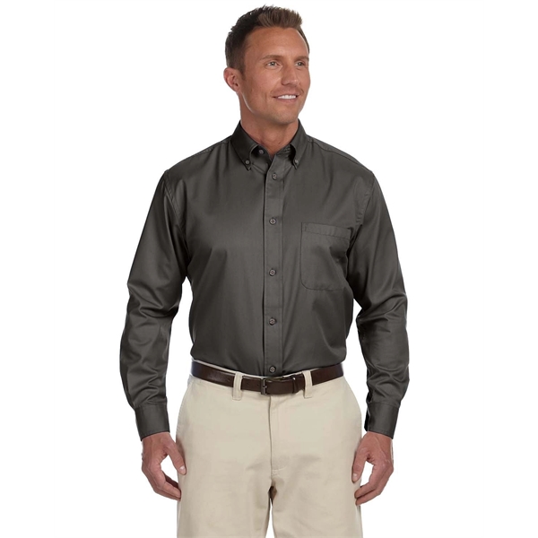 Harriton Men's Easy Blend™ Long-Sleeve Twill Shirt with S... - Harriton Men's Easy Blend™ Long-Sleeve Twill Shirt with S... - Image 24 of 135
