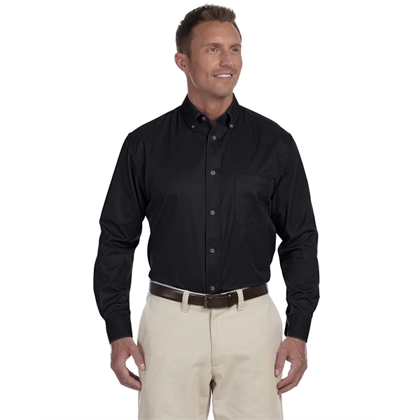 Harriton Men's Easy Blend™ Long-Sleeve Twill Shirt with S... - Harriton Men's Easy Blend™ Long-Sleeve Twill Shirt with S... - Image 27 of 135
