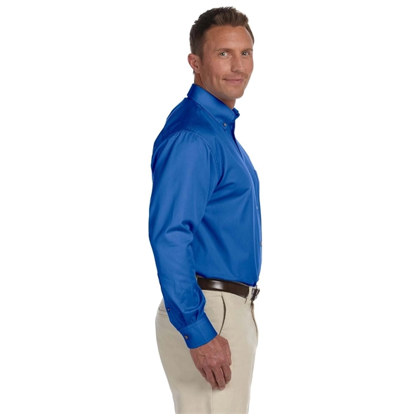 Harriton Men's Easy Blend™ Long-Sleeve Twill Shirt with S... - Harriton Men's Easy Blend™ Long-Sleeve Twill Shirt with S... - Image 34 of 135
