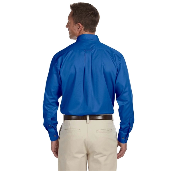 Harriton Men's Easy Blend™ Long-Sleeve Twill Shirt with S... - Harriton Men's Easy Blend™ Long-Sleeve Twill Shirt with S... - Image 35 of 135