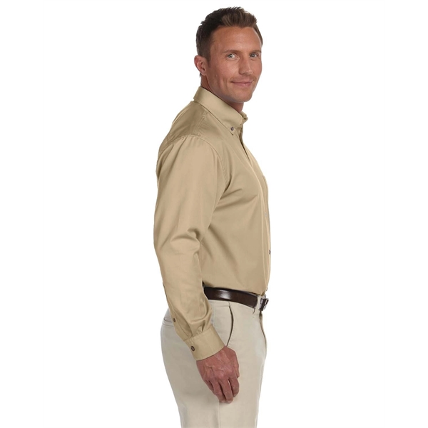 Harriton Men's Easy Blend™ Long-Sleeve Twill Shirt with S... - Harriton Men's Easy Blend™ Long-Sleeve Twill Shirt with S... - Image 37 of 135