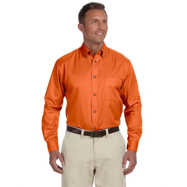 Harriton Men's Easy Blend™ Long-Sleeve Twill Shirt with S... - Harriton Men's Easy Blend™ Long-Sleeve Twill Shirt with S... - Image 39 of 135