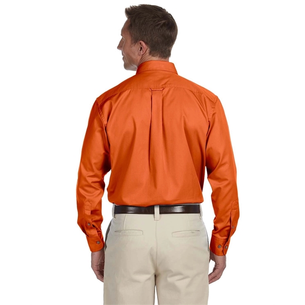 Harriton Men's Easy Blend™ Long-Sleeve Twill Shirt with S... - Harriton Men's Easy Blend™ Long-Sleeve Twill Shirt with S... - Image 40 of 135
