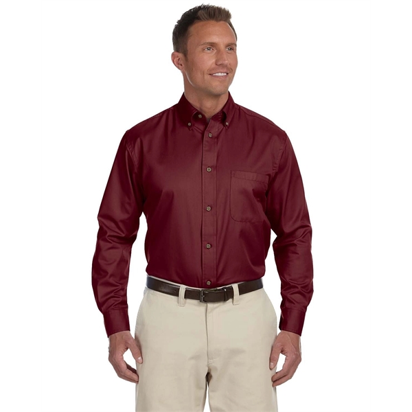 Harriton Men's Easy Blend™ Long-Sleeve Twill Shirt with S... - Harriton Men's Easy Blend™ Long-Sleeve Twill Shirt with S... - Image 42 of 135