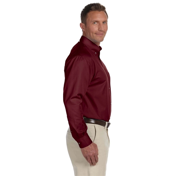 Harriton Men's Easy Blend™ Long-Sleeve Twill Shirt with S... - Harriton Men's Easy Blend™ Long-Sleeve Twill Shirt with S... - Image 43 of 135