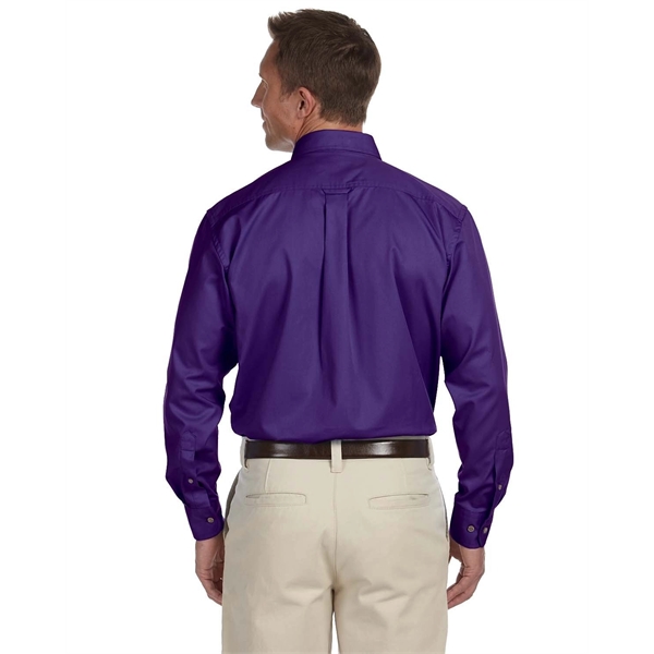Harriton Men's Easy Blend™ Long-Sleeve Twill Shirt with S... - Harriton Men's Easy Blend™ Long-Sleeve Twill Shirt with S... - Image 46 of 135