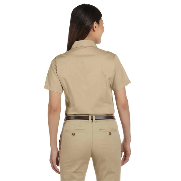 Harriton Ladies' Easy Blend™ Short-Sleeve Twill Shirt wit... - Harriton Ladies' Easy Blend™ Short-Sleeve Twill Shirt wit... - Image 5 of 47