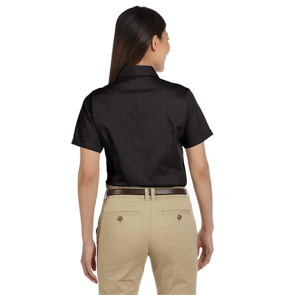 Harriton Ladies' Easy Blend™ Short-Sleeve Twill Shirt wit... - Harriton Ladies' Easy Blend™ Short-Sleeve Twill Shirt wit... - Image 7 of 47