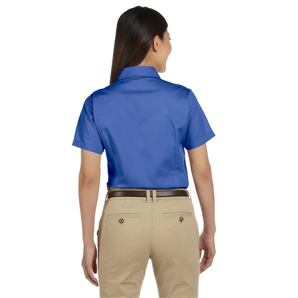 Harriton Ladies' Easy Blend™ Short-Sleeve Twill Shirt wit... - Harriton Ladies' Easy Blend™ Short-Sleeve Twill Shirt wit... - Image 11 of 47