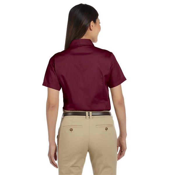 Harriton Ladies' Easy Blend™ Short-Sleeve Twill Shirt wit... - Harriton Ladies' Easy Blend™ Short-Sleeve Twill Shirt wit... - Image 17 of 47