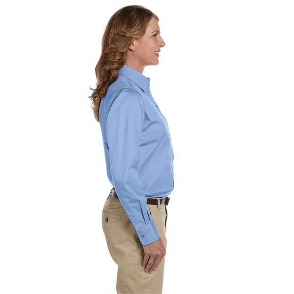 Harriton Ladies' Easy Blend™ Long-Sleeve Twill Shirt with... - Harriton Ladies' Easy Blend™ Long-Sleeve Twill Shirt with... - Image 4 of 146