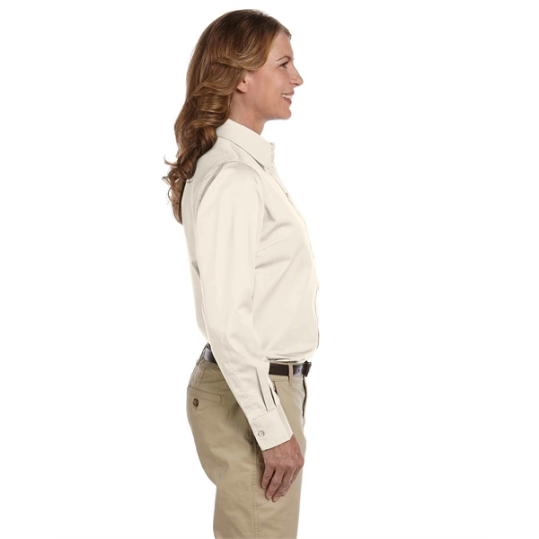 Harriton Ladies' Easy Blend™ Long-Sleeve Twill Shirt with... - Harriton Ladies' Easy Blend™ Long-Sleeve Twill Shirt with... - Image 6 of 146
