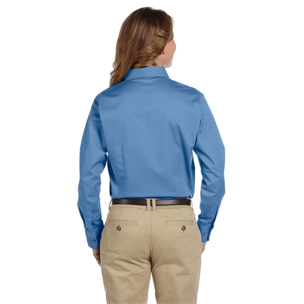 Harriton Ladies' Easy Blend™ Long-Sleeve Twill Shirt with... - Harriton Ladies' Easy Blend™ Long-Sleeve Twill Shirt with... - Image 8 of 146