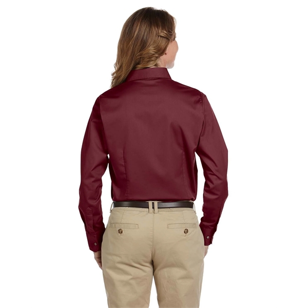 Harriton Ladies' Easy Blend™ Long-Sleeve Twill Shirt with... - Harriton Ladies' Easy Blend™ Long-Sleeve Twill Shirt with... - Image 17 of 146