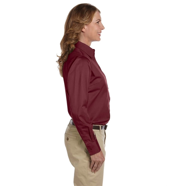 Harriton Ladies' Easy Blend™ Long-Sleeve Twill Shirt with... - Harriton Ladies' Easy Blend™ Long-Sleeve Twill Shirt with... - Image 18 of 146
