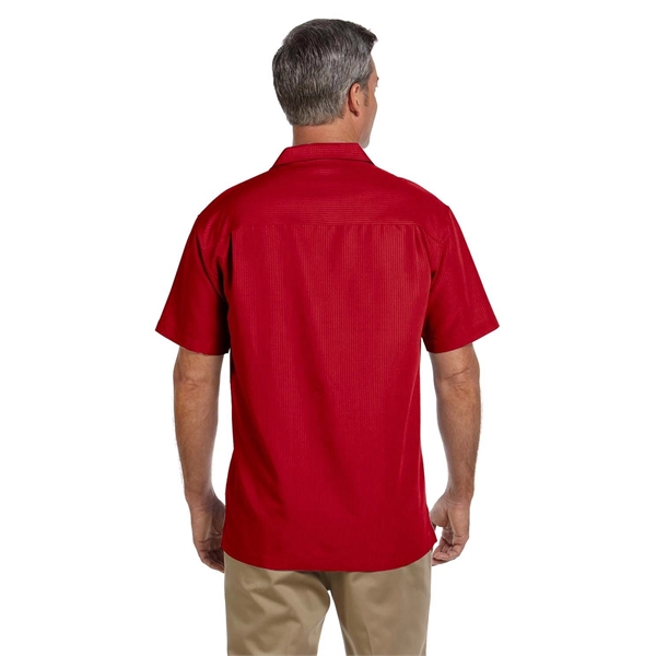 Harriton Men's Barbados Textured Camp Shirt - Harriton Men's Barbados Textured Camp Shirt - Image 4 of 79