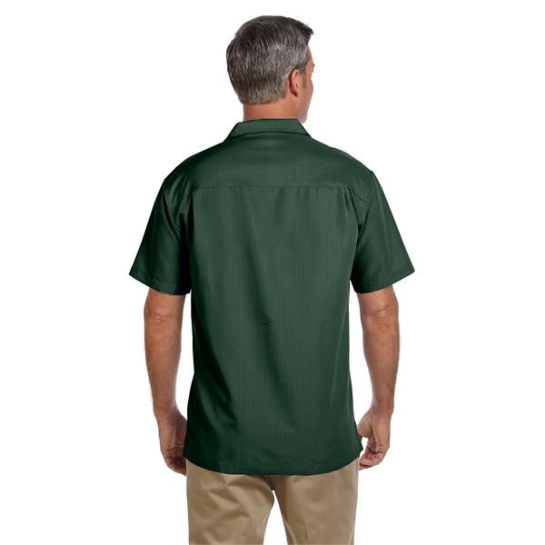 Harriton Men's Barbados Textured Camp Shirt - Harriton Men's Barbados Textured Camp Shirt - Image 13 of 79
