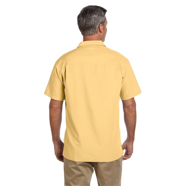 Harriton Men's Barbados Textured Camp Shirt - Harriton Men's Barbados Textured Camp Shirt - Image 17 of 79