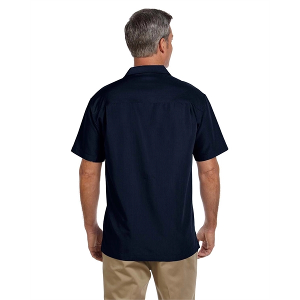 Harriton Men's Barbados Textured Camp Shirt - Harriton Men's Barbados Textured Camp Shirt - Image 22 of 79