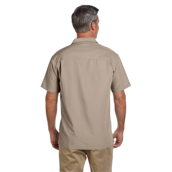 Harriton Men's Barbados Textured Camp Shirt - Harriton Men's Barbados Textured Camp Shirt - Image 29 of 79