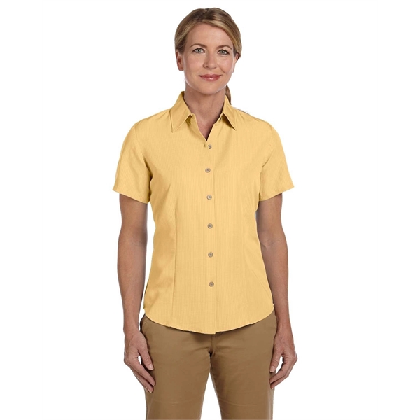 Harriton Ladies' Barbados Textured Camp Shirt - Harriton Ladies' Barbados Textured Camp Shirt - Image 15 of 79