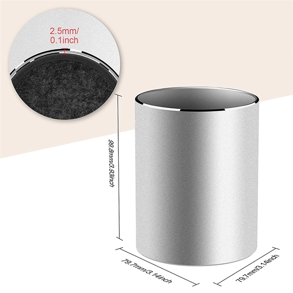 Round Aluminum Desktop Organizer - Round Aluminum Desktop Organizer - Image 1 of 4