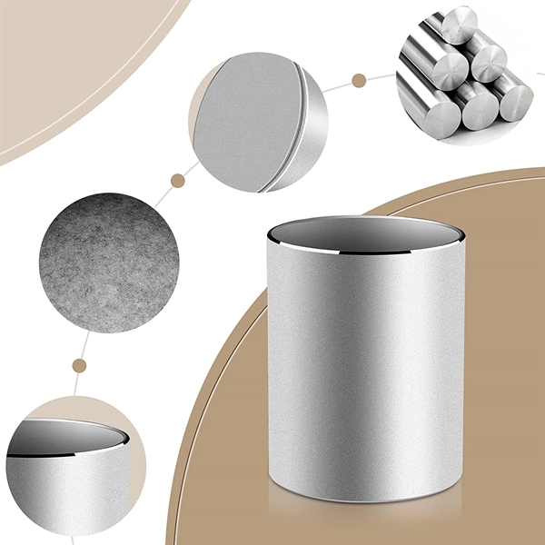 Round Aluminum Desktop Organizer - Round Aluminum Desktop Organizer - Image 2 of 4