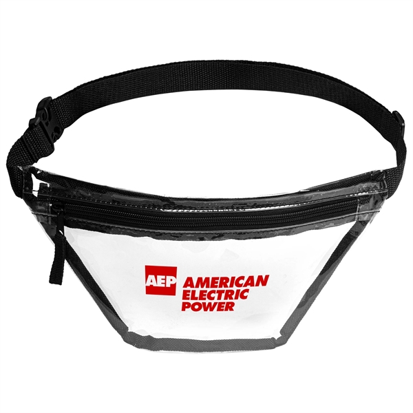 Clear PVC Fanny Pack - Standard - Clear PVC Fanny Pack - Standard - Image 1 of 4